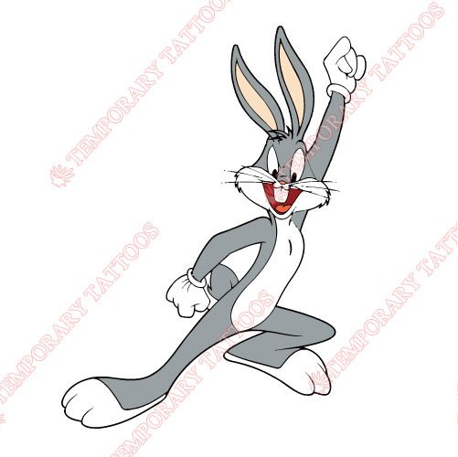 Bugs Bunny Customize Temporary Tattoos Stickers NO.646